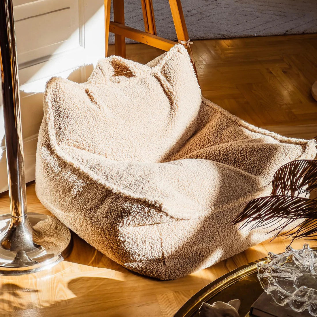 Pouf Bouclé