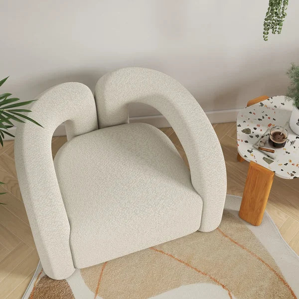 Fauteuil d'appoint Japandi