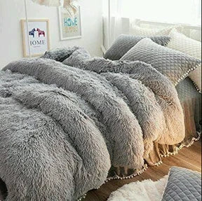 Couvre-Lit en Fausse Fourrure