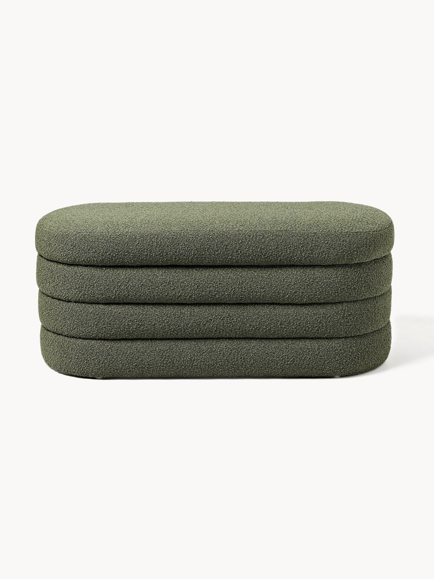 Banquette en bouclette avec rangement Alto
