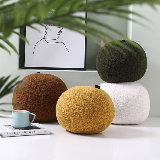 Coussin balle en bouclette