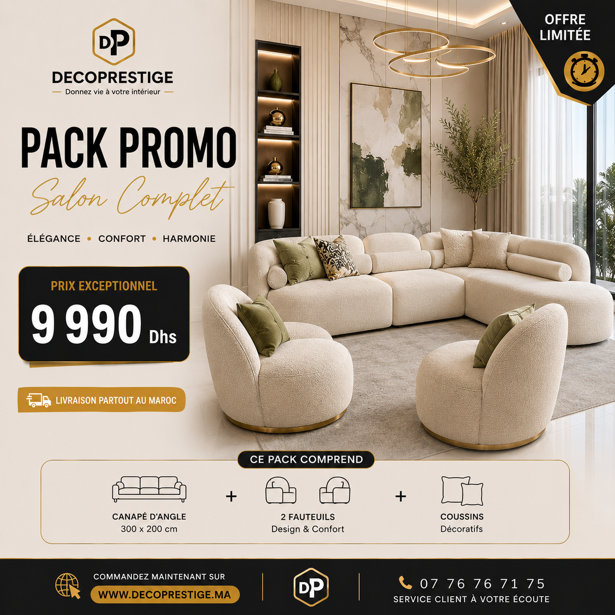 Pack Salon Prestige Élégance