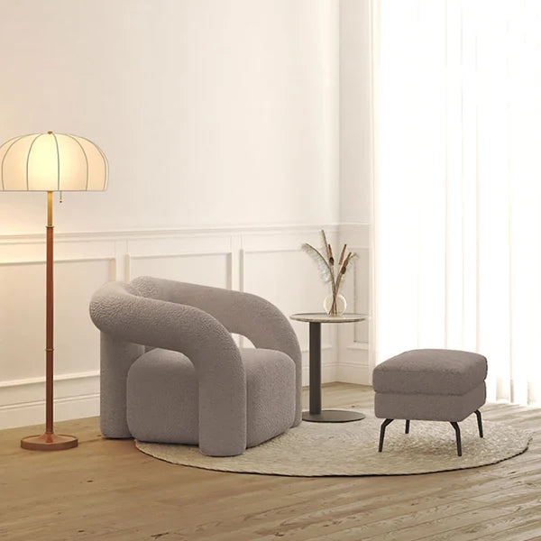 Fauteuil d'appoint Japandi