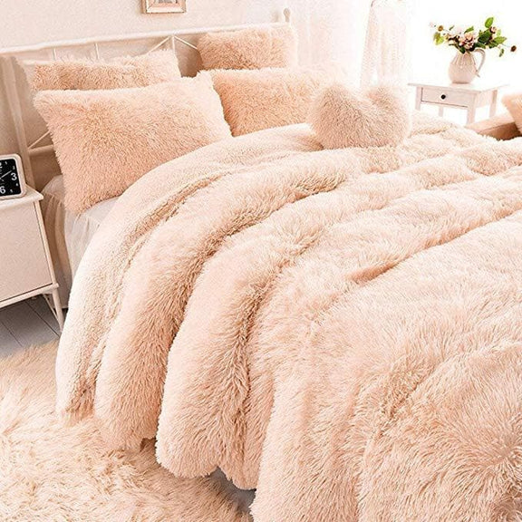 Couvre-Lit en Fausse Fourrure