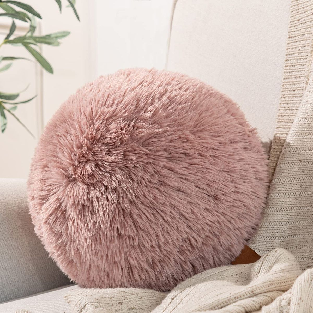 Coussin en Fausse Fourrure