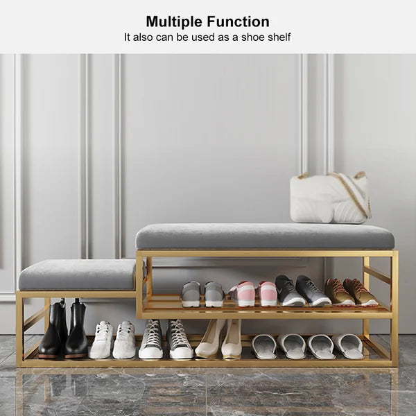 Banc de couloir moderne avec rangement pour chaussures