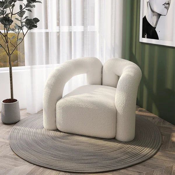 Fauteuil d'appoint Japandi