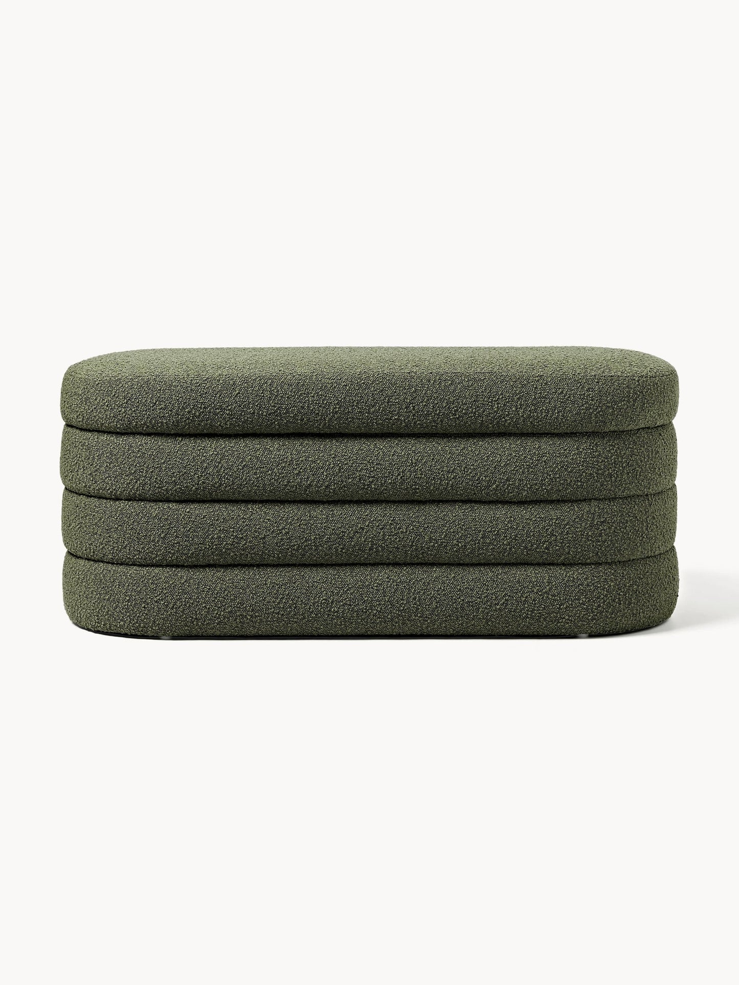 Banquette en bouclette avec rangement Alto