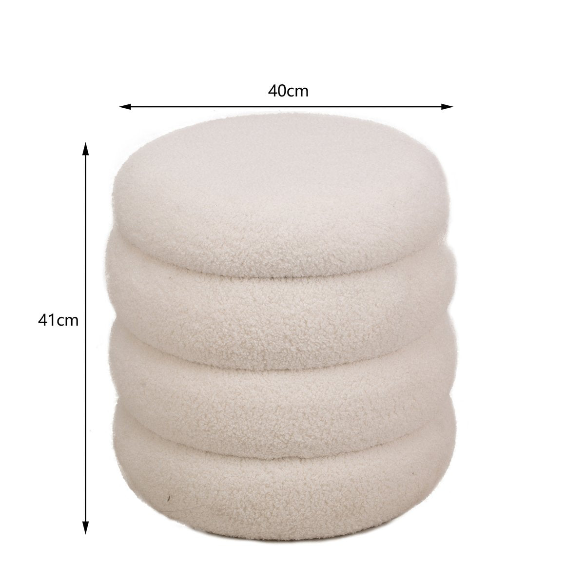 Pouf FLOKKE avec rangement