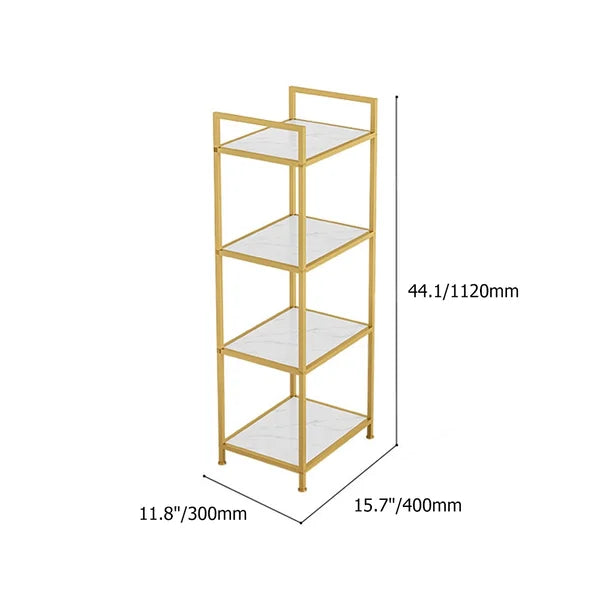 Étagère de rangement autonome pour salle de bain