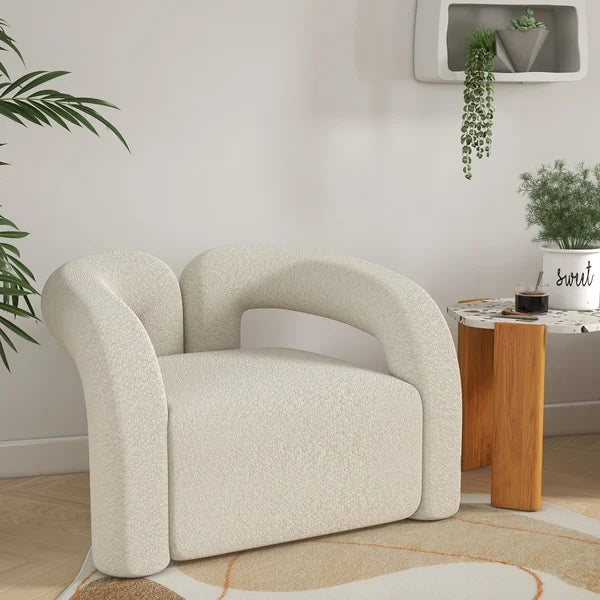 Fauteuil d'appoint Japandi