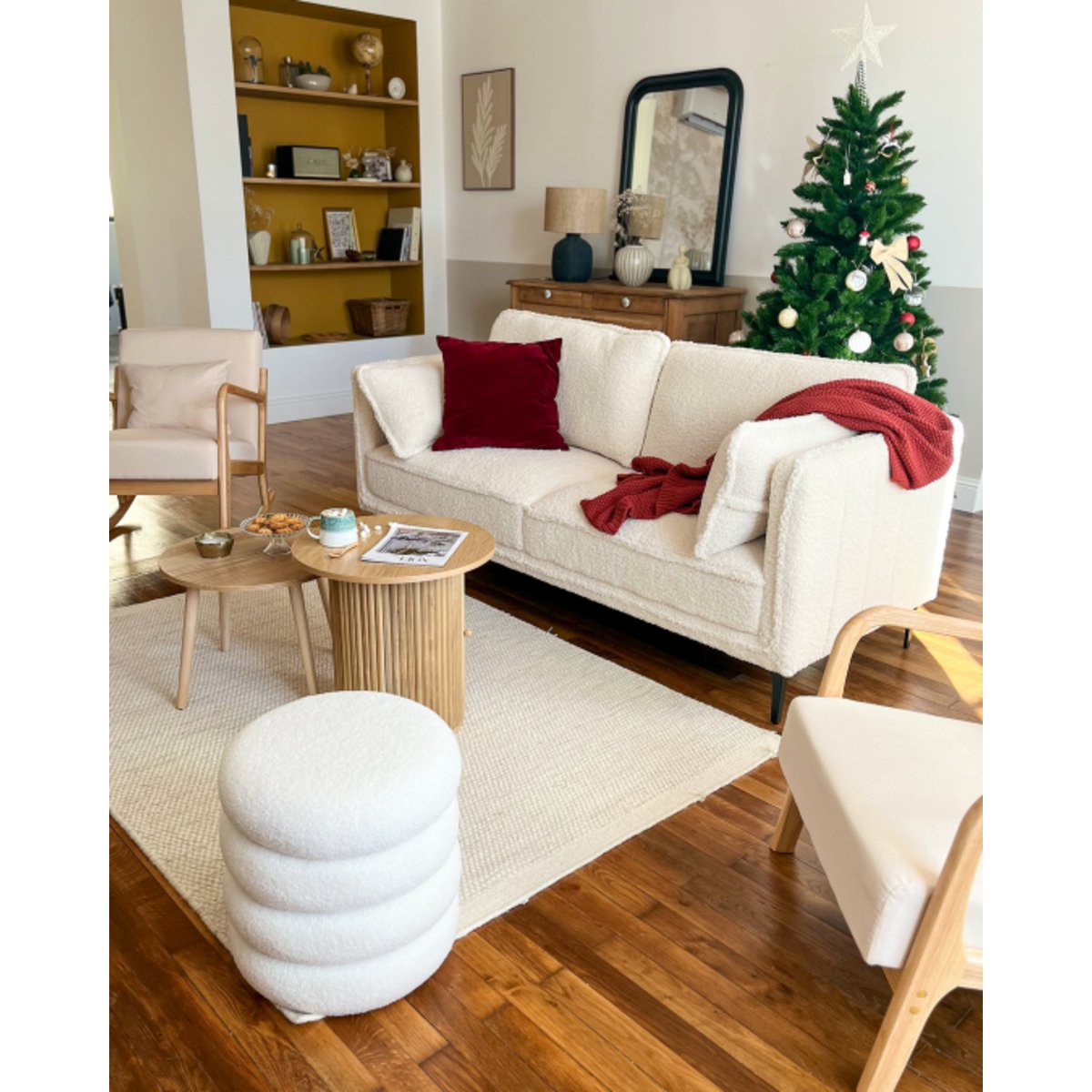 Pouf FLOKKE avec rangement