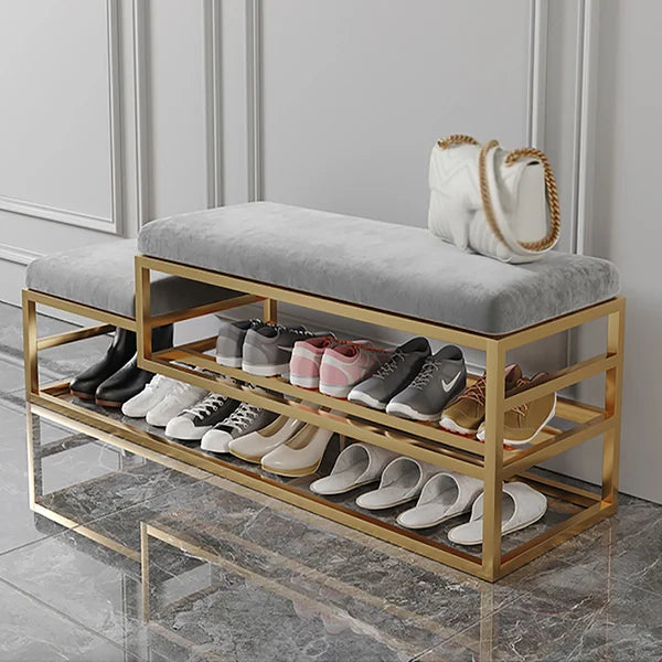 Banc de couloir moderne avec rangement pour chaussures