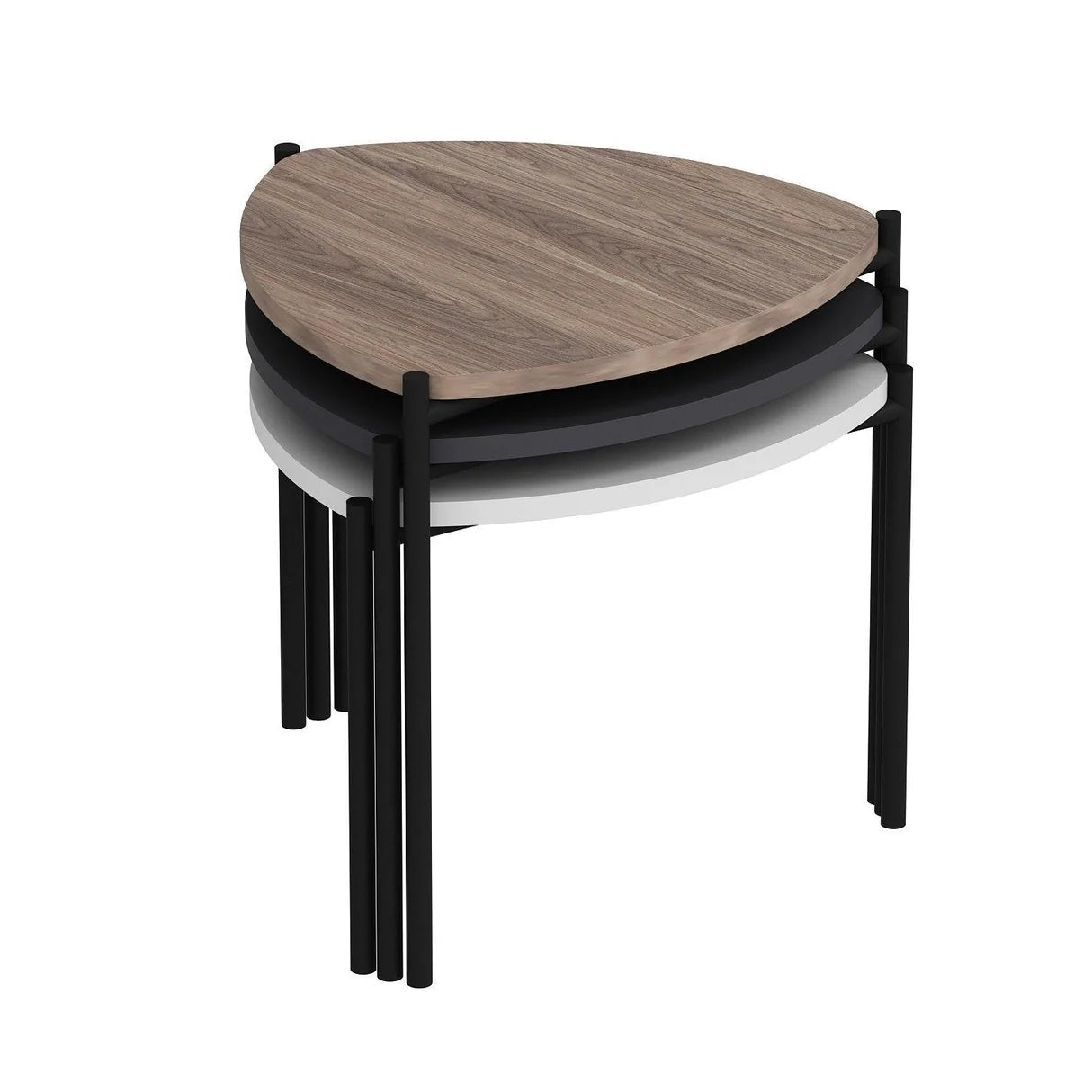 Ensemble de 3 tables basses gigognes